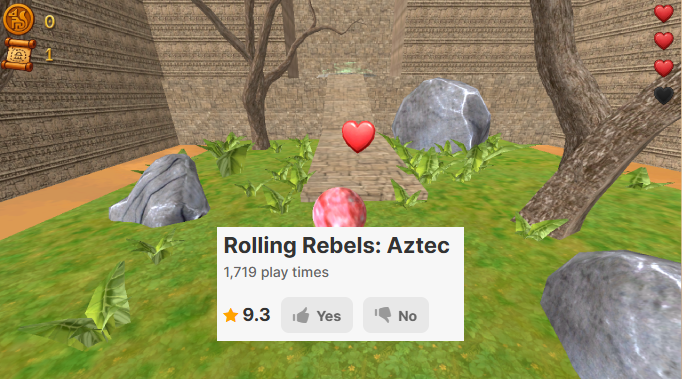Rolling Rebels, et fysikbaseret spil af Gustav Morving