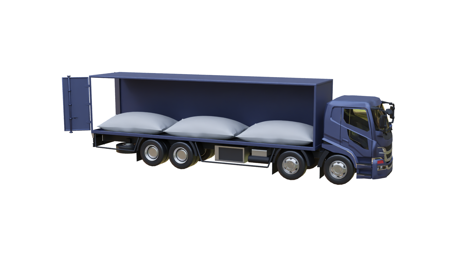 Detailed 3D product model made in Blender
